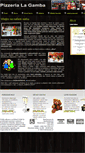 Mobile Screenshot of pizzeria-lagamba.com
